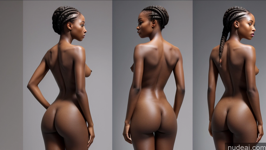 related ai porn images free for Woman One Small Tits Perfect Body Pink Hair Braided Black 3d Back View Nude Big Ass Short Dark Skin Skinny Beautiful Thick