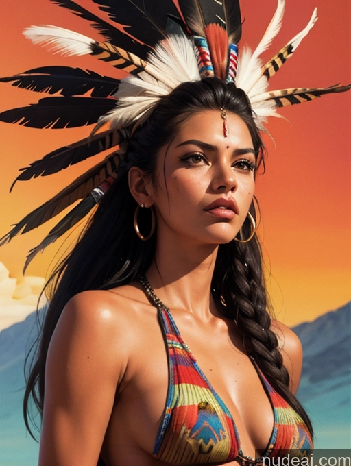 related ai porn images free for Native American Tanned Skin Native American Traditional Topless Woman Breasts Art By Boris Vallejo Boris Vallejo Art Style Tall Working Out Working Out Paintedcomic Modern Twist Comic Watercolor Angst