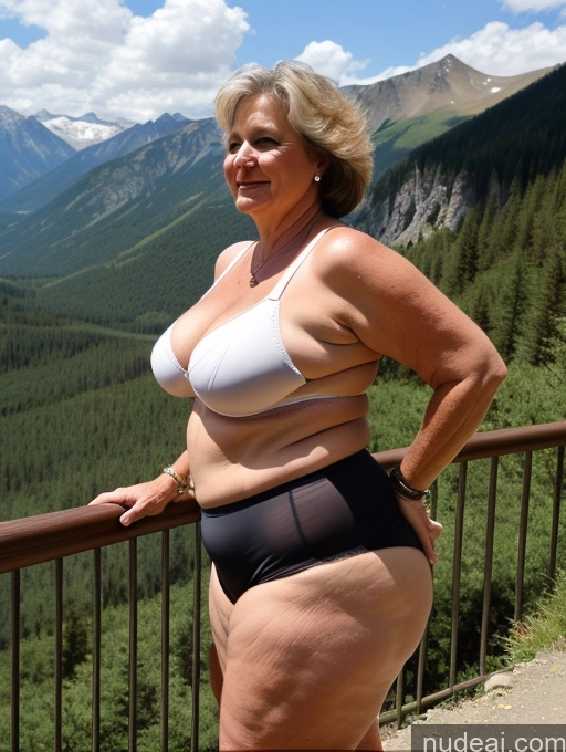 related ai porn images free for Milf Short Big Hips Pubic Hair Mountains Chubby 60s Side View Underwear