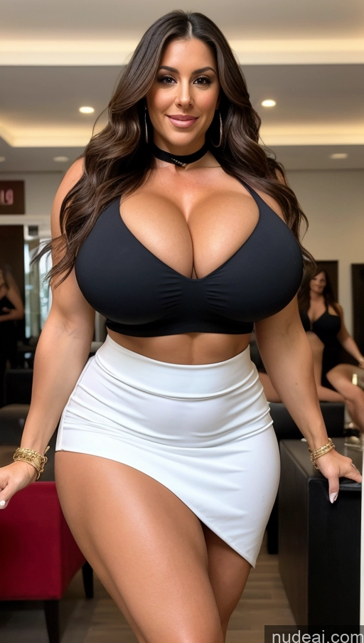 related ai porn images free for Busty Huge Boobs Muscular Big Ass Abs Thick Big Hips Long Hair 40s Seductive Brunette White Cleavage Sexy Face Full Frontal Huge Tits, Hard Nipples Chubby Bodybuilder High Heels Blouse Party Choker Long Skirt