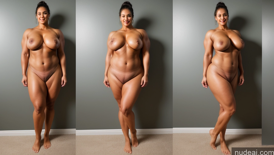 related ai porn images free for Woman Bodybuilder Big Ass Thick Chubby Fat Big Hips Long Legs Tall Perfect Body Black Hair Hair Bun Nude Woman Open Forward 40s