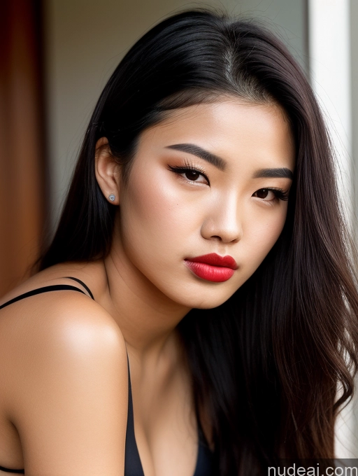 related ai porn images free for 18 Bikini Black Hair Pouting Lips Lipstick Thick Asian