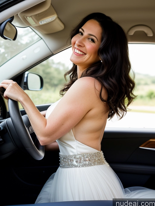 related ai porn images free for Milf Chubby Big Hips Short 30s Happy Black Hair Long Hair Fairer Skin White Wedding Nude Car Side View