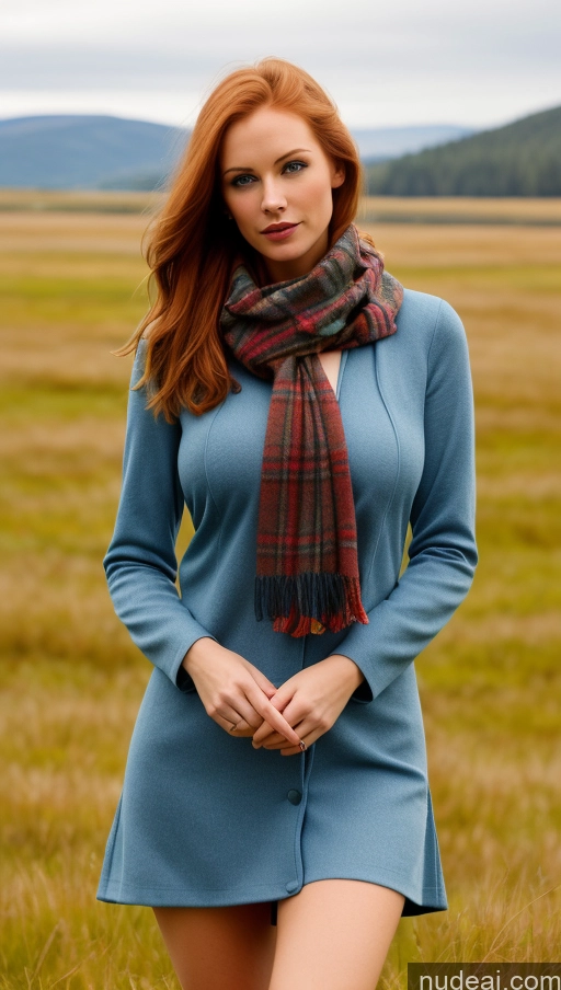 related ai porn images free for Woman Two Perfect Boobs Beautiful Skinny Abs Seductive Bobcut Irish Meadow 60s Jacket Kilt Scarf Cleavage Bright Lighting Detailed Prayhands, Interlocked Fingers, Own Hands Together Deep Blue Eyes