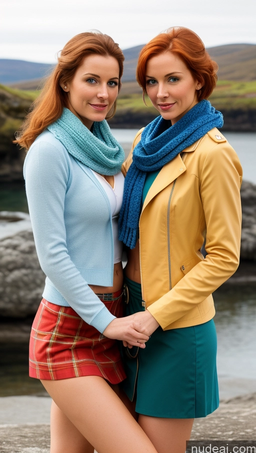 related ai porn images free for Woman Two Perfect Boobs Beautiful Skinny Abs Bobcut Irish 60s Jacket Kilt Nurse Scarf Cleavage Bright Lighting Detailed Prayhands, Interlocked Fingers, Own Hands Together Deep Blue Eyes
