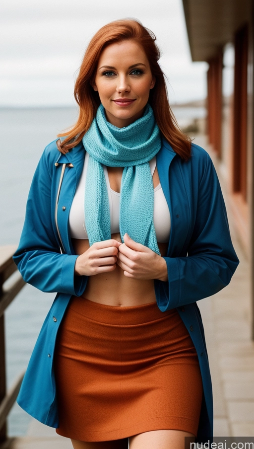 related ai porn images free for Woman Two Perfect Boobs Beautiful Skinny Abs Bobcut Irish 60s Jacket Kilt Nurse Scarf Cleavage Bright Lighting Detailed Prayhands, Interlocked Fingers, Own Hands Together Deep Blue Eyes