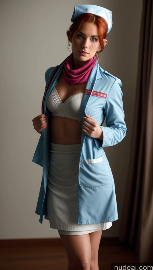 related ai porn images free for Woman Two Perfect Boobs Beautiful Skinny Abs Bobcut Irish 60s Jacket Kilt Nurse Scarf Cleavage Bright Lighting Detailed Prayhands, Interlocked Fingers, Own Hands Together Deep Blue Eyes Kidnap