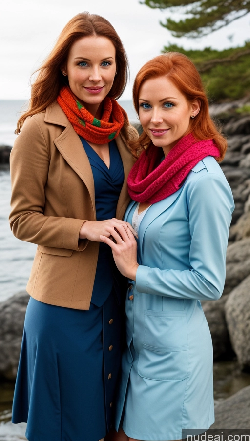 related ai porn images free for Woman Two Perfect Boobs Beautiful Skinny Abs Bobcut Irish 60s Jacket Kilt Nurse Scarf Cleavage Bright Lighting Detailed Prayhands, Interlocked Fingers, Own Hands Together Deep Blue Eyes