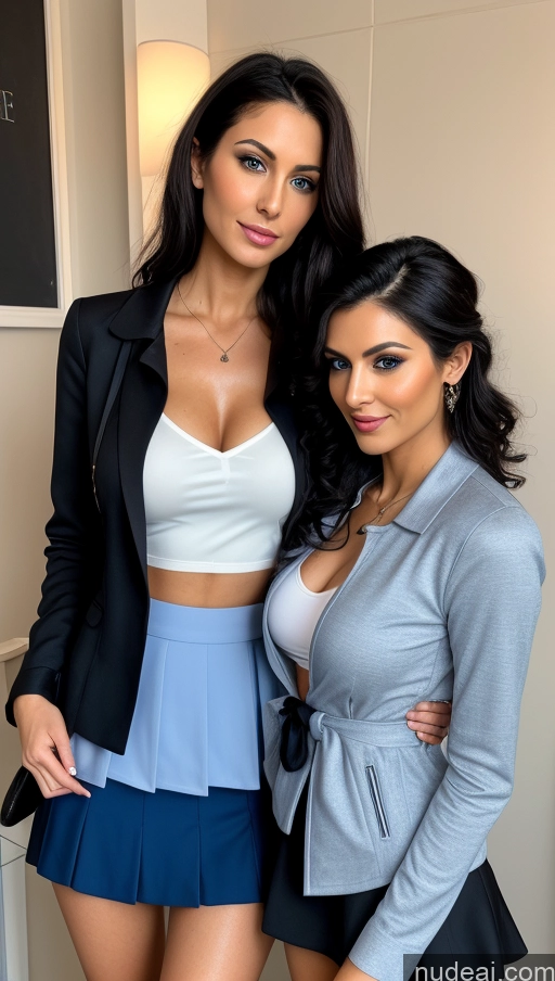 related ai porn images free for Woman Two Perfect Boobs Beautiful Skinny Abs Perfect Body Seductive Black Hair Turkish Blouse Casual Jacket Mini Skirt Teacher Bright Lighting Detailed Prayhands, Interlocked Fingers, Own Hands Together Marquise Hair Deep Blue Eyes