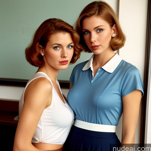 related ai porn images free for Woman Two Perfect Boobs Beautiful Skinny Abs Seductive Pouting Lips Ginger Bobcut Swedish 60s Dress Golf Long Skirt Teacher Cleavage Transparent Bright Lighting Detailed Prayhands, Interlocked Fingers, Own Hands Together Deep Blue Eyes