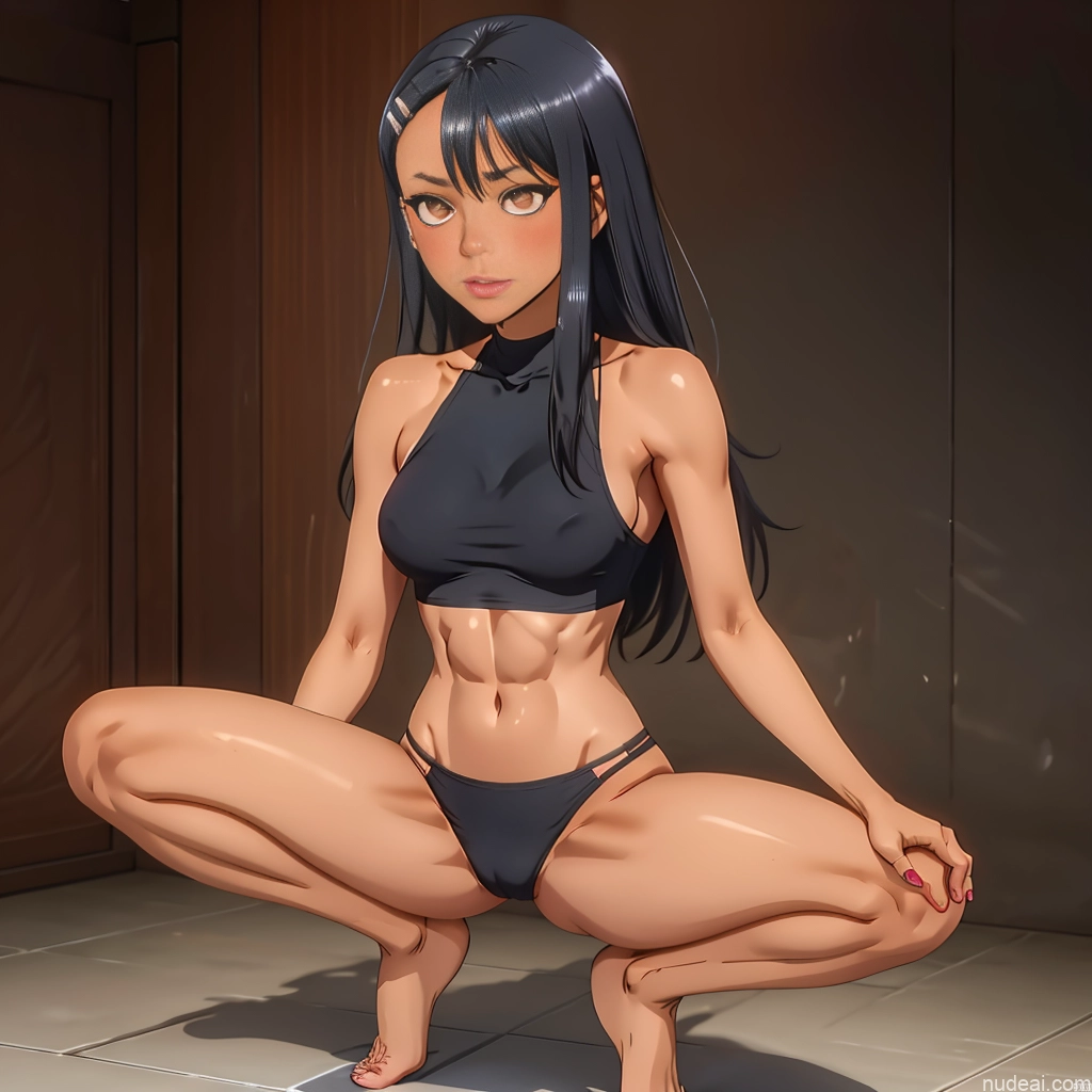 related ai porn images free for Nagatoro Hayase, Hair Ornament, Brown Eyes, Hairclip ,dark Skin, Black Hair Model Perfect Boobs Perfect Body Pubic Hair Nude Squatting T-pose Straddling Spreading Legs Bending Over Peeing Woman