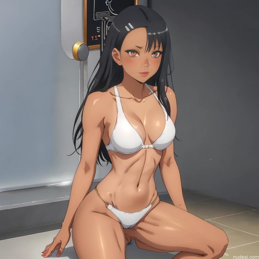 ai nude image of pics of Nagatoro Hayase, Hair Ornament, Brown Eyes, Hairclip ,dark Skin, Black Hair Perfect Boobs Beautiful Perfect Body Pubic Hair Nude Human SexToy 3d