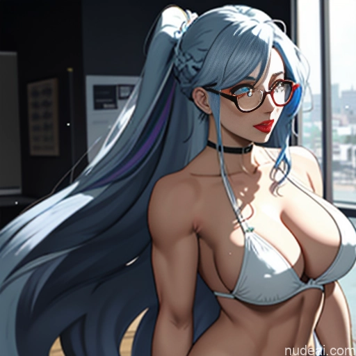 related ai porn images free for Woman + Man Huge Boobs 18 Ahegao (smile) Dark Lighting Blue Hair Messy Soft Anime Glasses Lipstick Perfect Body Long Hair Reverse Upright Straddle