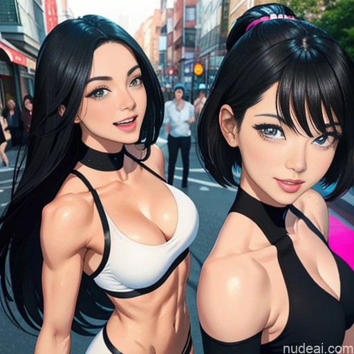 related ai porn images free for Woman + Man Perfect Boobs Beautiful Perfect Body 18 Happy Black Hair Bobcut Asian Soft + Warm Street Cosplay Several