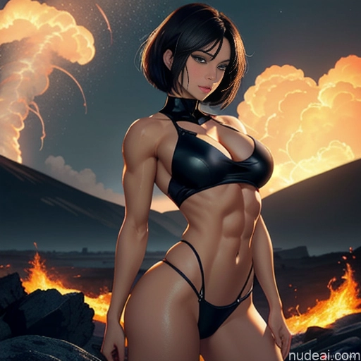 Woman One Perfect Body Short Hair Oiled Body Big Hips Short Beautiful 18 Sad Blonde Slicked Soft Anime Hell Cumshot Nude Nun Front View