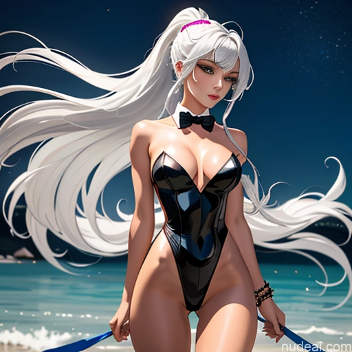 related ai porn images free for Woman One Playboy Bunny Woman Seductive Korean Casino Latex Pantyhose Bow Tie Soft Anime Crisp Anime Bangs Straight White Hair 20s Perfect Body Skinny Long Hair