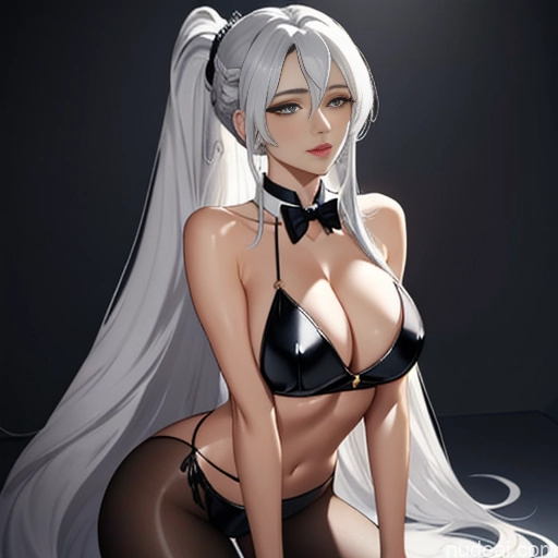 related ai porn images free for Woman One Playboy Bunny Woman Seductive Korean Casino Latex Pantyhose Bow Tie Soft Anime Crisp Anime Bangs Straight White Hair 20s Perfect Body Skinny Long Hair Perfect Boobs Pet Play