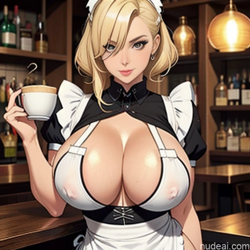 related ai porn images free for Bimbo One Huge Boobs Perfect Boobs Beautiful Perfect Body Huge Tits, Hard Nipples Blonde Bar Cafe Apron Dirndl Medieval Waitress Pokies Cleavage Transparent