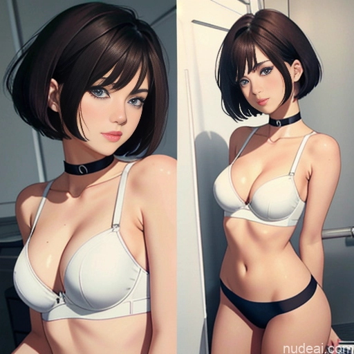 related ai porn images free for One 18 Sorority White Brunette Short Hair Pixie Skinny Small Tits Small Ass Choker Underwear Side View Soft + Warm Soft Anime