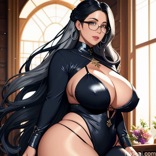 related ai porn images free for Woman Milf One Huge Boobs Busty Glasses Big Ass Thick 30s 40s Seductive White Hair Black Hair Blonde Straight Messy 3d Bedroom Front View Spreading Legs Nude Chubby Long Hair