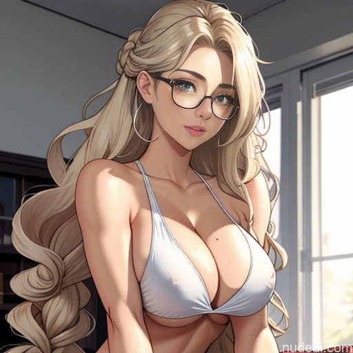 ai nude image of pics of Bimbo Woman One Perfect Boobs Huge Boobs Beautiful Glasses Skinny Big Ass Thick Short Perfect Body Long Hair Curly Hair Oiled Body 18 Ahegao Blonde Messy White Soft Anime Bedroom Front View Blowjob Nude Bright Lighting