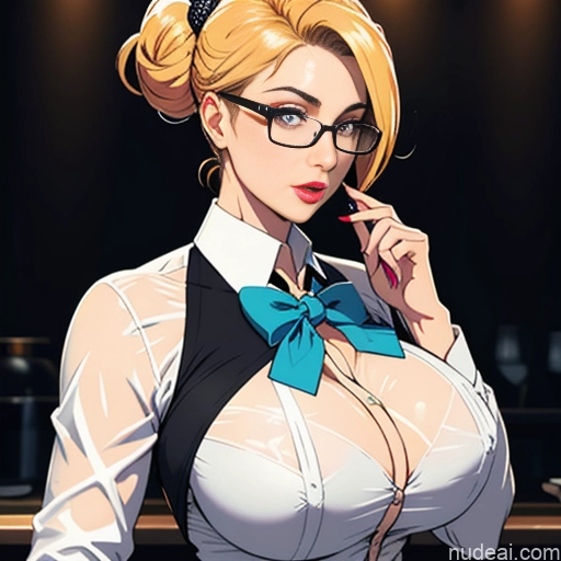 related ai porn images free for Woman One Huge Boobs Perfect Boobs Beautiful Glasses Perfect Body Huge Tits, Hard Nipples 30s Blonde Ginger Hair Bun Soft + Warm Skin Detail (beta) Casino Blouse Bow Tie Mini Skirt Waitress Pokies Transparent Dark Lighting