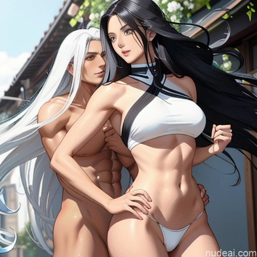 related ai porn images free for Woman + Man Two Perfect Boobs Beautiful Perfect Body Long Hair 18 Orgasm White Hair Bobcut Japanese Soft Anime Side View Cumshot Nude Dark Lighting Detailed