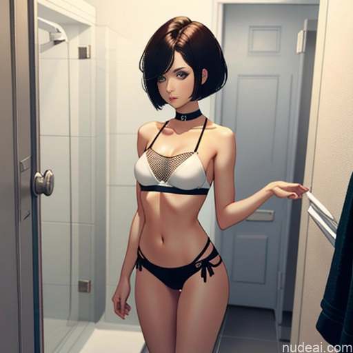 related ai porn images free for Sorority Skinny Small Tits Small Ass Short Short Hair Brunette Pixie White Bathroom Choker Fishnet Devil