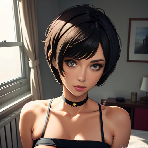 related ai porn images free for One Sorority Skinny Small Tits Small Ass Short Short Hair Brunette Pixie Messy White Soft Anime Bedroom Choker Mesh Jumpsuit Blowjob Devil