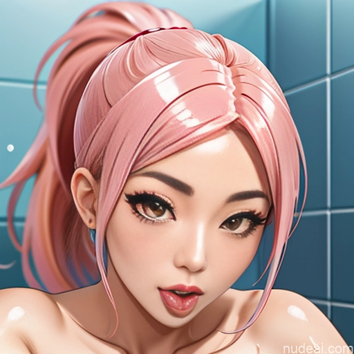 related ai porn images free for Milf Pink Hair One Asian Ahegao 20s Crisp Anime Nude Ponytail On Back Cumshot Close-up View Shower Huge Boobs Big Ass