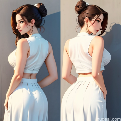 related ai porn images free for One Sorority Skinny Big Ass 20s Brunette Hair Bun White Soft Anime Teacher Stylish Long Skirt