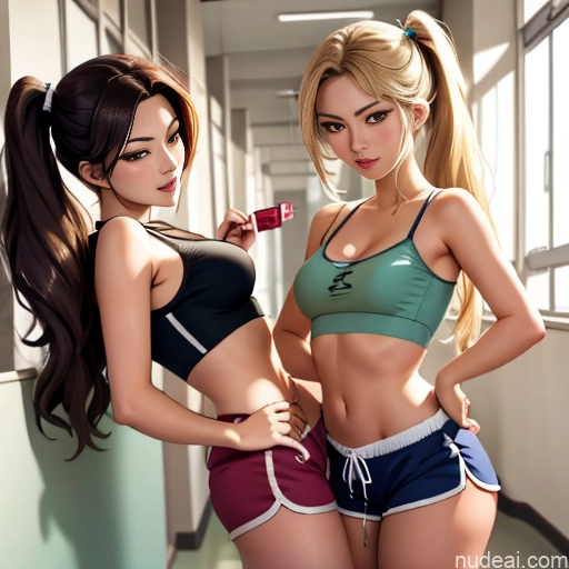 related ai porn images free for Asian Sorority Two 18 Sexy Face Blonde Brunette Pigtails Straight School Hallway Dolphin Shorts Scissors Pose On Back Cumshot Crisp Anime Skin Detail (beta) Anime Detailed