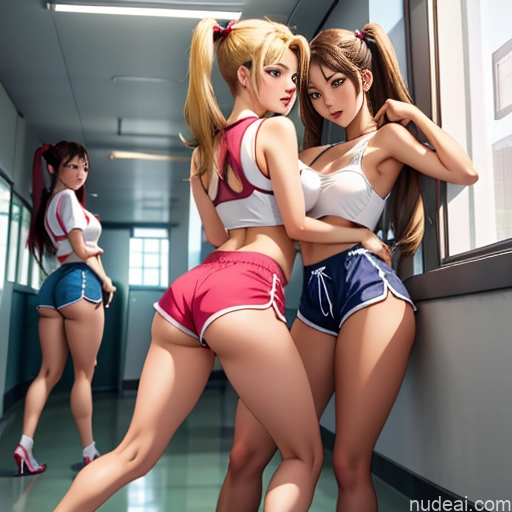 related ai porn images free for Asian Sorority Two 18 Sexy Face Blonde Brunette Pigtails Straight School Hallway Dolphin Shorts Scissors Pose On Back Cumshot Crisp Anime Skin Detail (beta) Anime Detailed