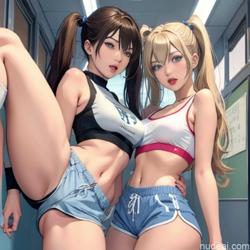 related ai porn images free for Asian Sorority Two 18 Sexy Face Blonde Brunette Pigtails Straight School Hallway Dolphin Shorts Scissors Pose On Back Cumshot Crisp Anime Skin Detail (beta) Anime Detailed