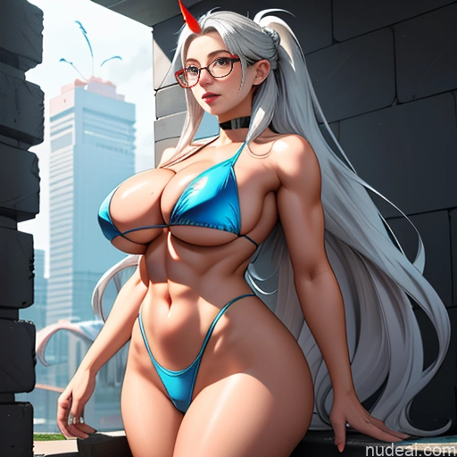 ai nude image of pics of Milf One Huge Boobs Beautiful Glasses Thick Big Hips Perfect Body Long Hair 30s Orgasm White Hair Straight Japanese Crisp Anime Shower Front View Blowjob Nude Detailed