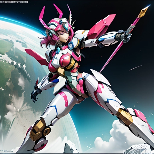 related ai porn images free for SuperMecha: A-Mecha Musume A素体机娘 Leon Raymond Fantasy Armor Butt Bite Pantsuit Pink Hair