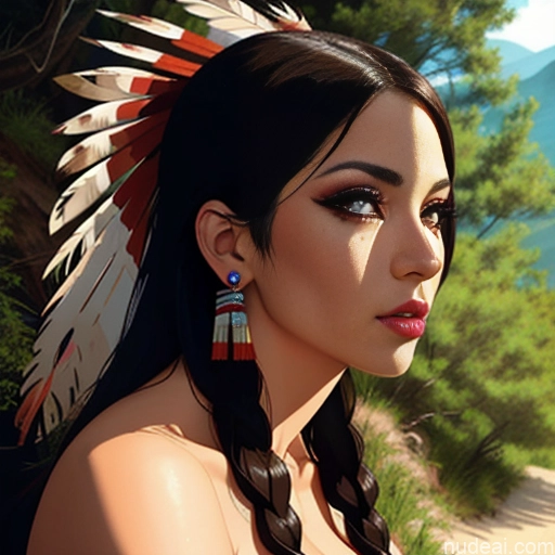 ai nude image of pics of Native American Fake Breasts Testicle Sucking