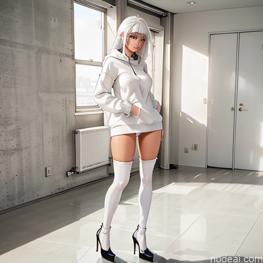 related ai porn images free for Woman One Skinny 20s Seductive White Hair Bangs White Soft Anime Crisp Anime Bedroom Thigh Socks Sweater Choker Oversized Sweater/Hoodie Messy Panties Perfect Boobs Beautiful Big Hips Long Legs