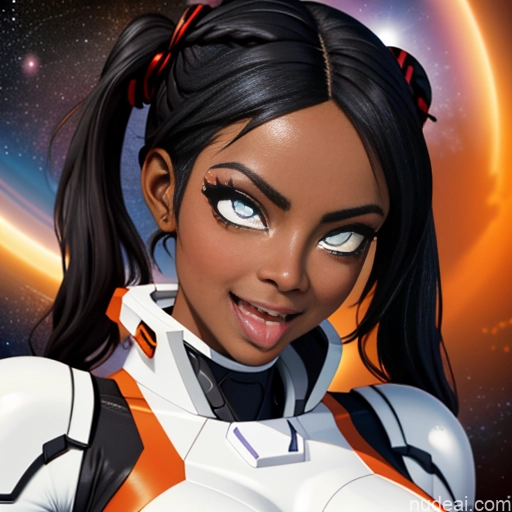 related ai porn images free for Dark Skin Tribal African Goth Huge Boobs Black Hair Braided Pigtails Spandex Space Suit Cleavage Crisp Anime Cumshot Blowjob Ahegao (smile)