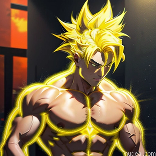 related ai porn images free for Super Saiyan Super Saiyan 4 Neon Lights Clothes: Red Neon Lights Clothes: Yellow Woman Bodybuilder Busty Front View Huge Boobs