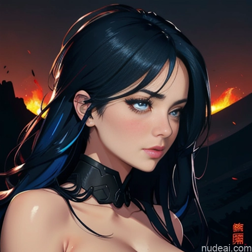 related ai porn images free for Woman Two Busty Huge Boobs Perfect Boobs 18 Sad Blue Hair Messy Japanese Soft Anime Hell Gaming Nude Angel Partially Nude Topless Bright Lighting Close-up View