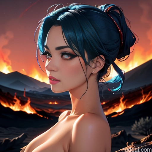 related ai porn images free for Woman Busty Huge Boobs Perfect Boobs 18 Sad Blue Hair Messy Japanese Soft Anime Hell Nude Angel Partially Nude Topless Bright Lighting Front View Small Tits T-pose One