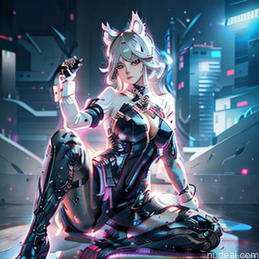 related ai porn images free for Cyberhelmet V3 Neon Lights Clothes: Purple Nude Lynette: Genshin Impact Cosplayers