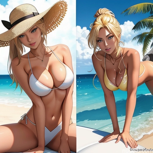 ai nude image of pics of Woman Milf Bimbo One Huge Boobs Big Ass Big Hips Tall Tanned Skin 18 Sexy Face Ahegao Blonde Ponytail Asian Soft + Warm Bedroom Close-up View Front View Spreading Legs Nude Cleavage Transparent Gold Jewelry Dark Lighting Simple