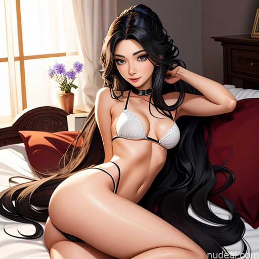 ai nude image of pics of 18 Woman Athlete One Small Tits Beautiful Small Ass Skinny Short Long Hair Seductive Black Hair Straight Spanish Soft Anime Bedroom Spreading Legs Sleeping Maid