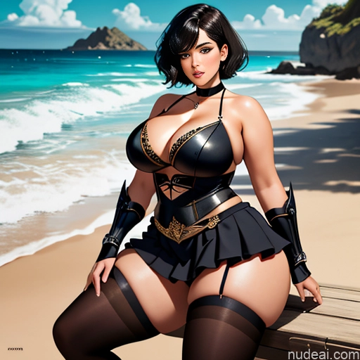 related ai porn images free for Cyborg One Busty Beautiful Big Ass Chubby Big Hips Tall Short Hair 18 Seductive Black Hair Middle Eastern Beach Front View Spreading Legs Choker Fantasy Armor Micro Skirt Cleavage Dark Lighting