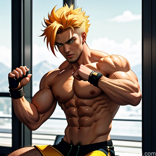 ai nude image of pics of Bodybuilder Super Saiyan Super Saiyan 4