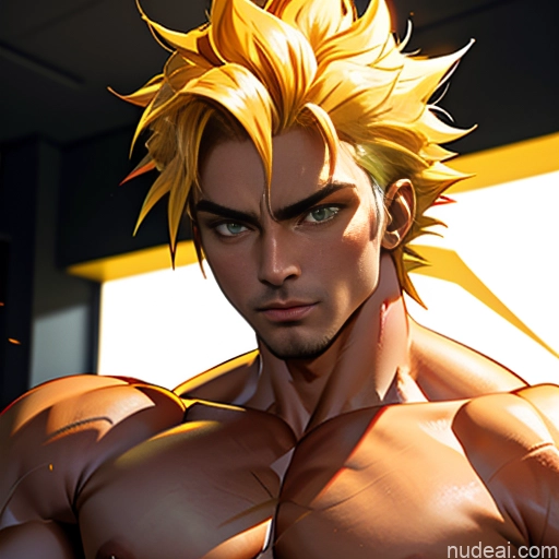 ai nude image of pics of Bodybuilder Super Saiyan Super Saiyan 4 Leon Raymond