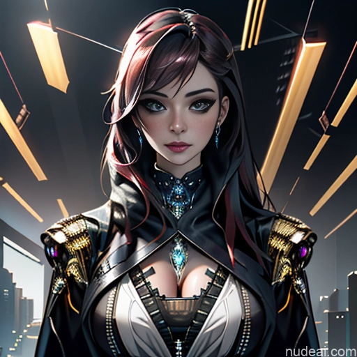 Detailed Bright Lighting Diamond Jewelry Cleavage Superhero Steampunk Sci-fi Armor Race Driver Cyberpunk Graphics Cyberpunk Crisp Anime Skinny Futuristicbot V2