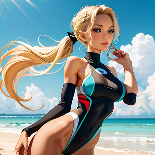 related ai porn images free for One 18 Skinny Perfect Boobs Perfect Body White Blonde Pigtails Bows Better Swimwear One Piece V2